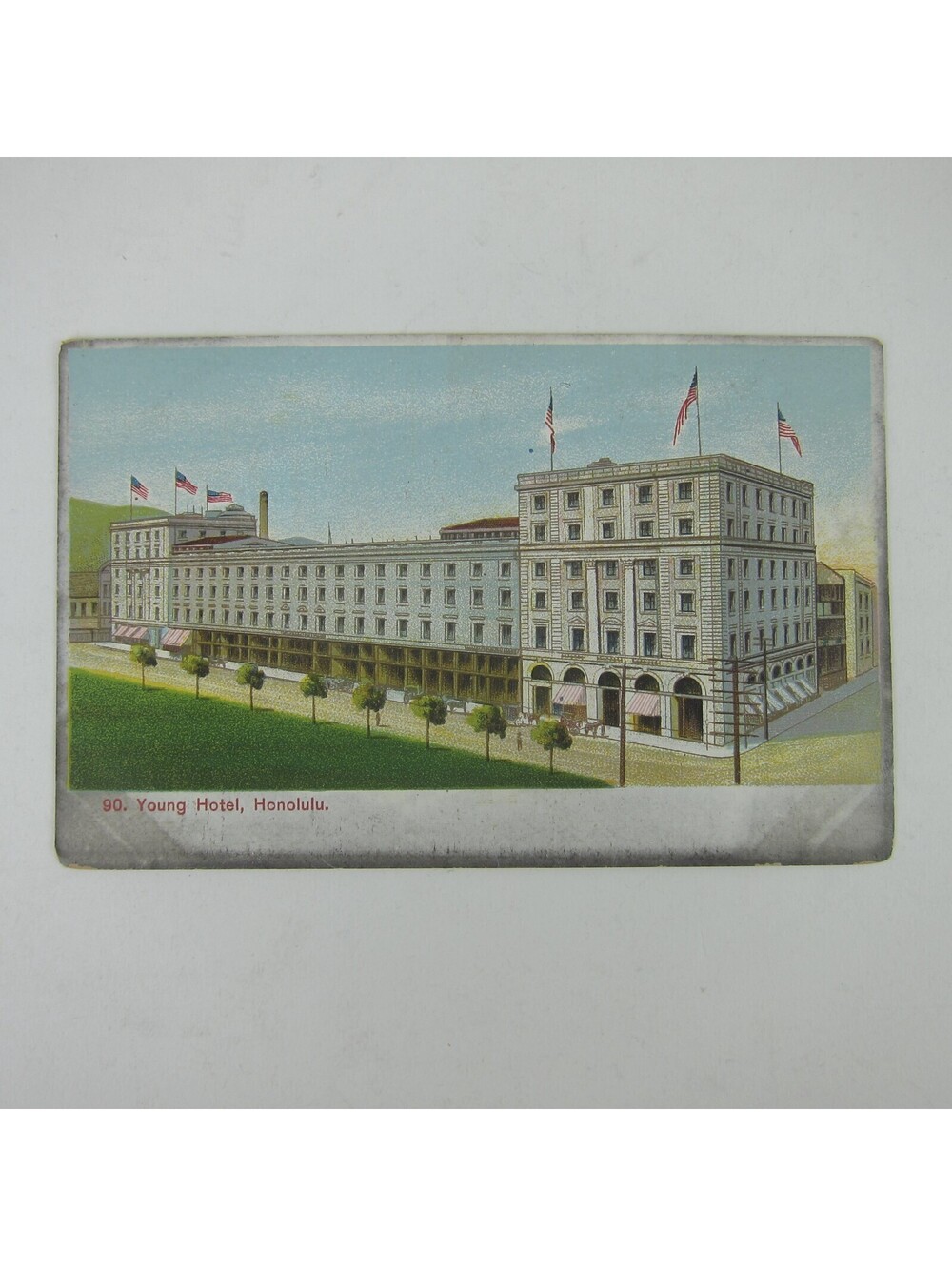 Postcard Honolulu Hawaii Alexander Young Hotel Private Mailing Card Unposted